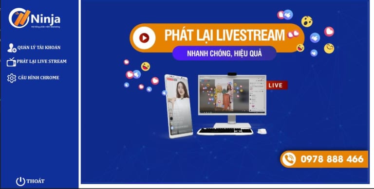 Phần mềm livestream bán hàng