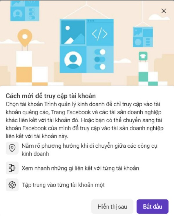 trình quản lý quảng cáo facebook 