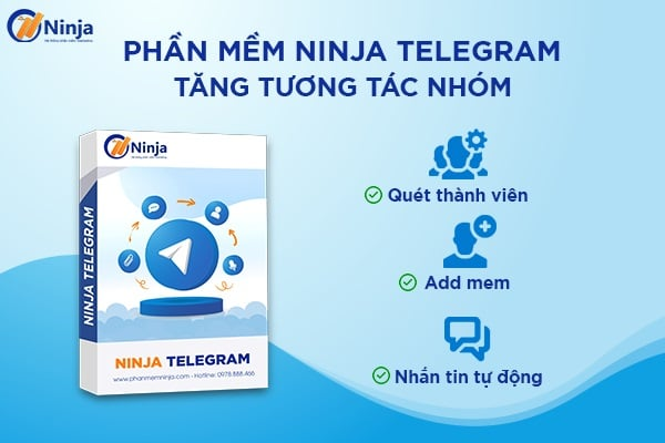 Phần mềm nhắn tin hàng loạt - Ninja Telegram