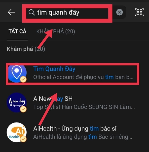 Chọn Tìm Quanh Đây