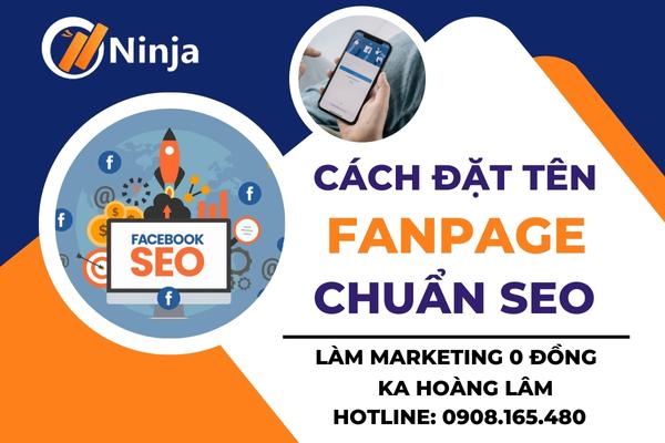 cách đặt tên fanpage chuẩn seo