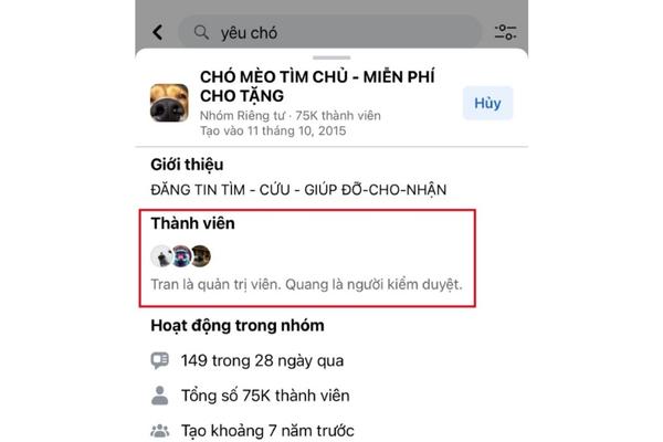 cách tìm nhóm kín trên facebook