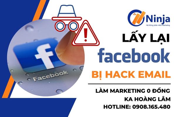 lấy lại facebook bị hack email