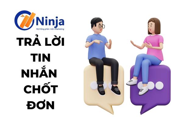 Trả lời tin nhắn để chốt đơn