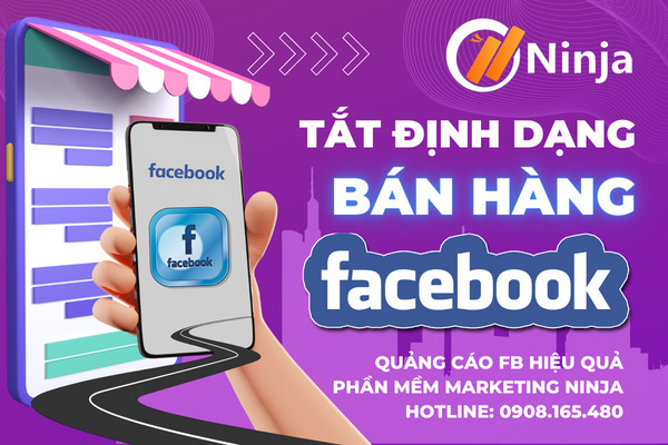 tắt định định dạng bán hàng facebook