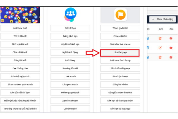 phần mềm tăng like fanpage facebook