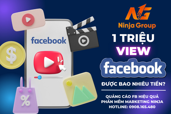 1 triệu view facebook được bao nhiêu tiền