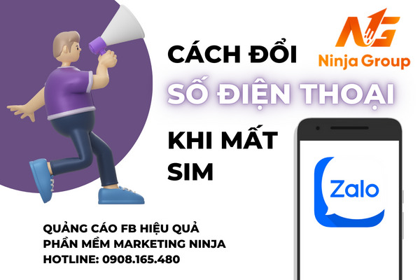 cách đổi số điện thoại zalo khi mất sim