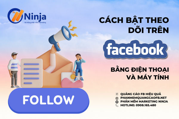 cách bật theo dõi trên facebook