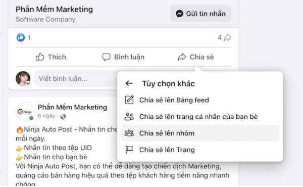 cách chia sẻ video trên facebook