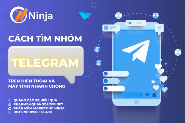 cách tìm nhóm trên telegram