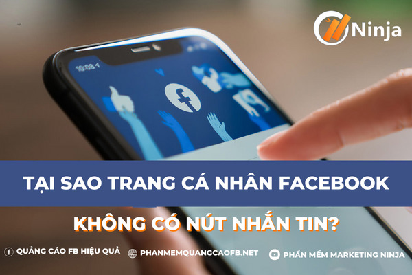 trang cá nhân không có nút nhắn tin