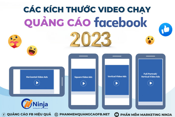 kích thước video chạy quảng cáo facebook