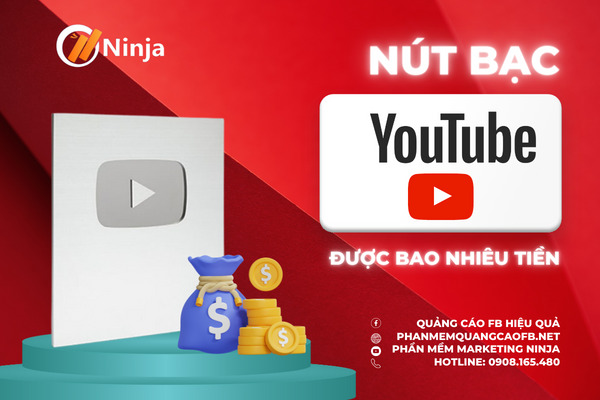 nút bạc youtube được bao nhiêu tiền