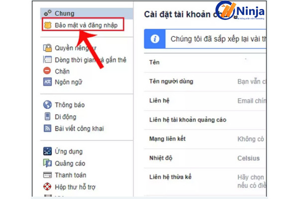 cách bảo mật facebook vĩnh viễn