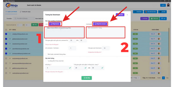 seeding livestream tiktok