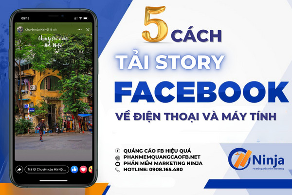 tải story facebook