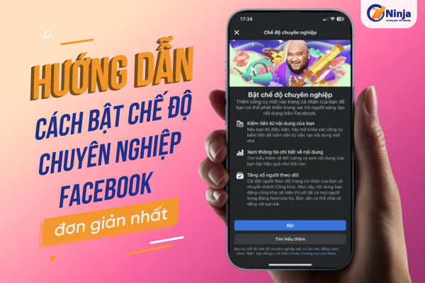 Cách bật chế độ chuyên nghiệp fb cá nhân trong “tích tắc”