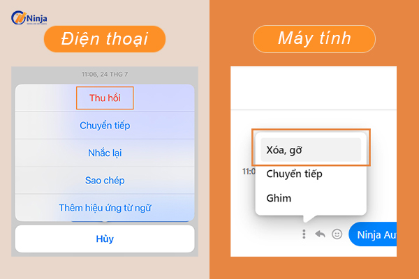 cách thu hồi tất cả tin nhắn trên messenger nhanh nhất