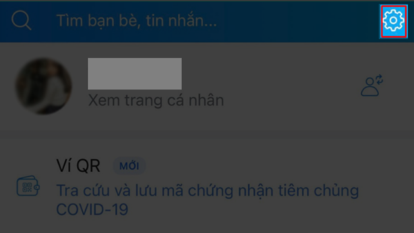 Biểu tượng cài đặt 