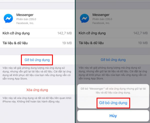 Cập nhập hoặc cài đặt lại ứng dụng Messenger