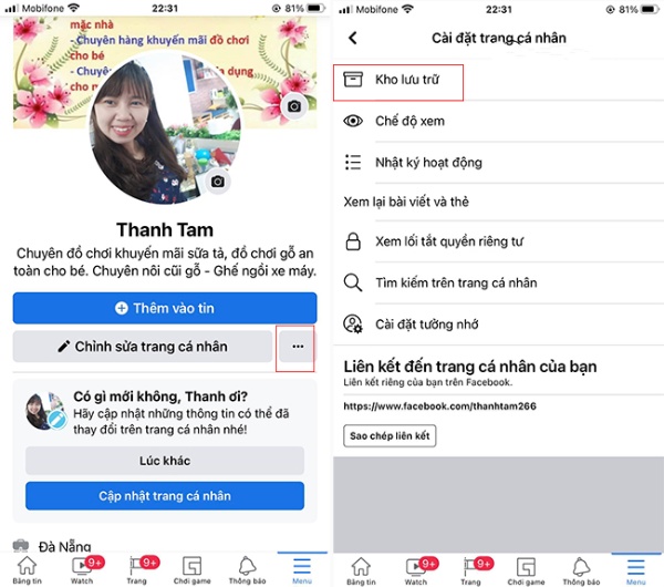 cách đăng lại story cũ trên facebook