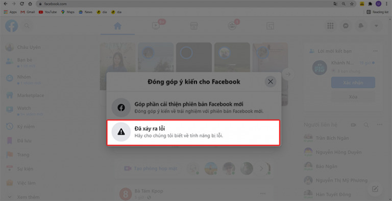 facebook bị chặn tương tác phải làm sao