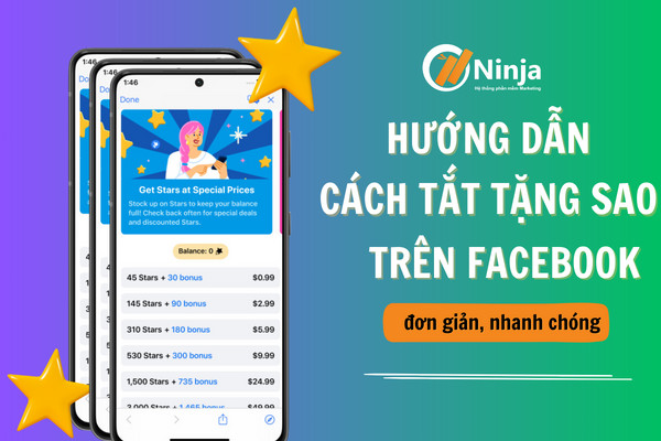 cách tắt tặng sao trên facebook