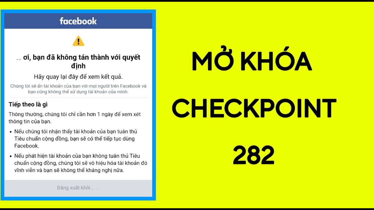 Nguyên nhân facebook bị checkpoint 282
