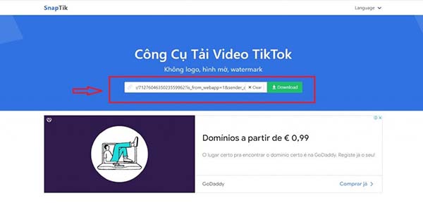 tải video tiktok trên máy tính