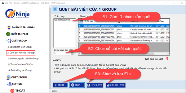 tool quét uid group facebook