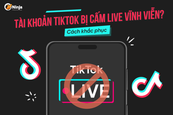 tài khoản tiktok bị cấm live vĩnh viễn