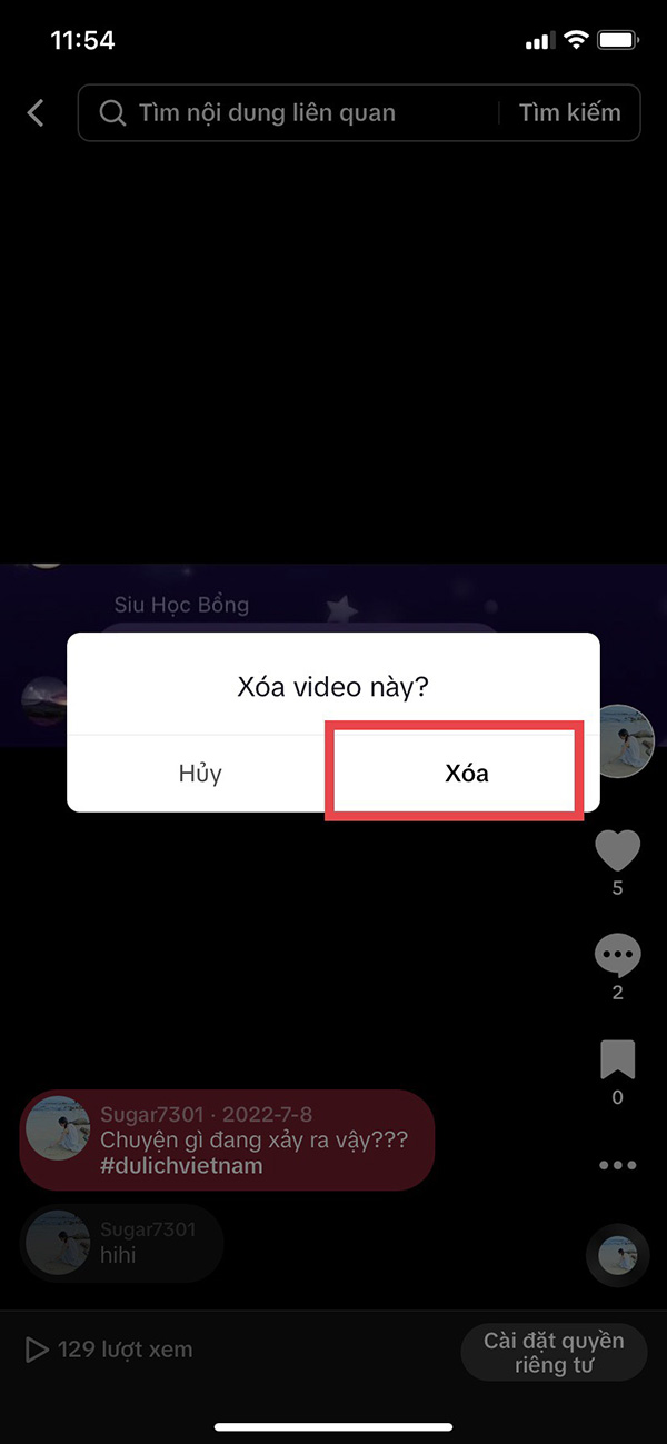 Xác nhận Xóa