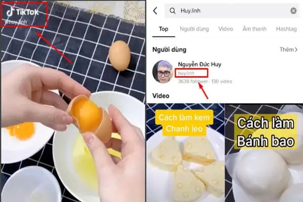 cách tìm tiktok của người khác