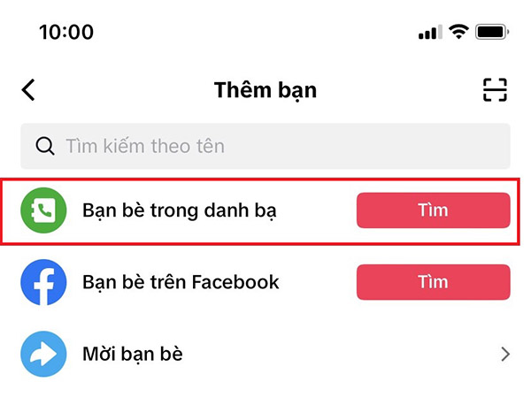 cách tìm tiktok của người khác