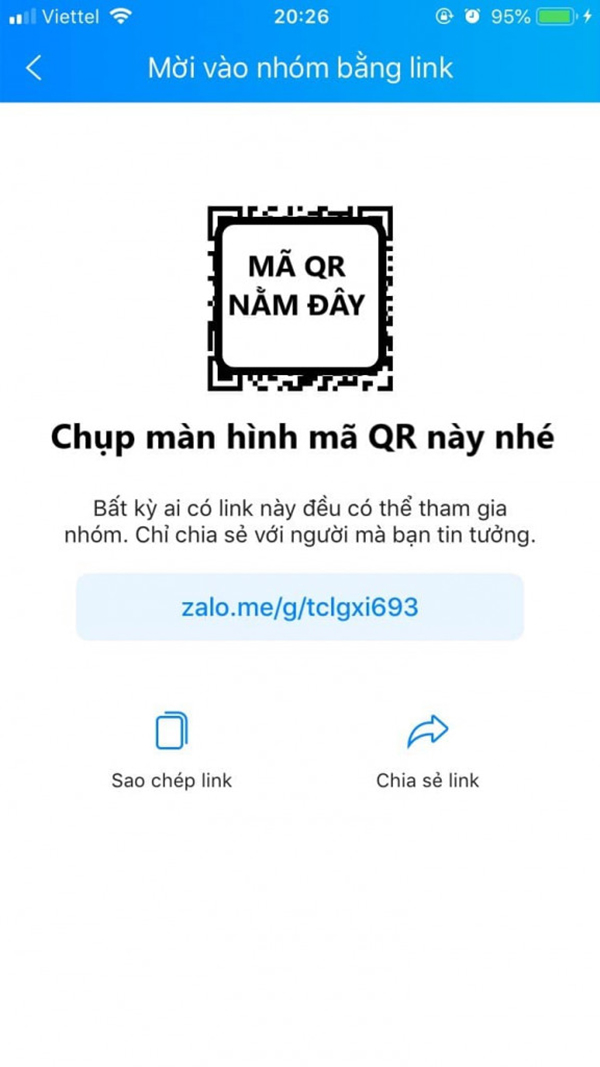 QR nhóm zalo