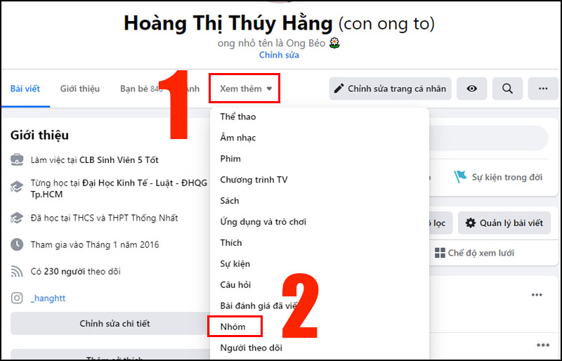 Người khác không thấy nhóm mình tham gia trên facebook